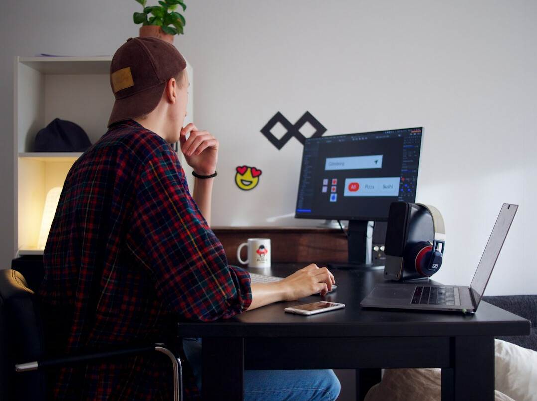 modern office with developers