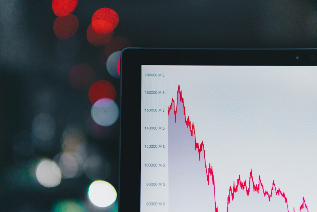 data analysis charts on screen